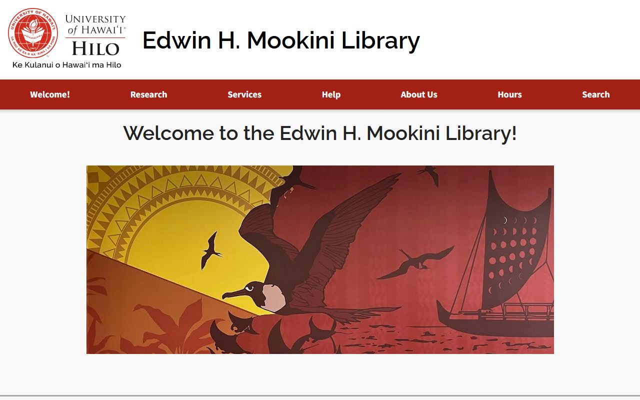 University of Hawaii at Hilo Edwin H. Mookini Library property records research resources